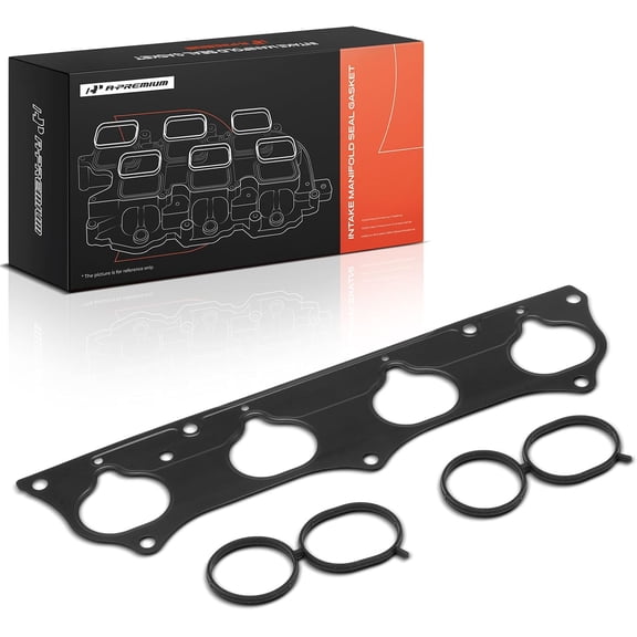 A-Premium Lower and Upper Engine Intake Manifold Gasket Set Compatible with Honda CR-V CRV 2002-2006 2.4L & Acura RSX 2002-2006 2.0L