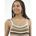 thumbnail image 3 of No Boundaries Pointelle Crochet Midi Dress, Women's, 3 of 4