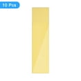 thumbnail image 3 of Uxcell 10Pack 2" x 7.9" Self Adhesive Acrylic Strip Mirror Wall Sticker Removable Decals, Gold, 3 of 6
