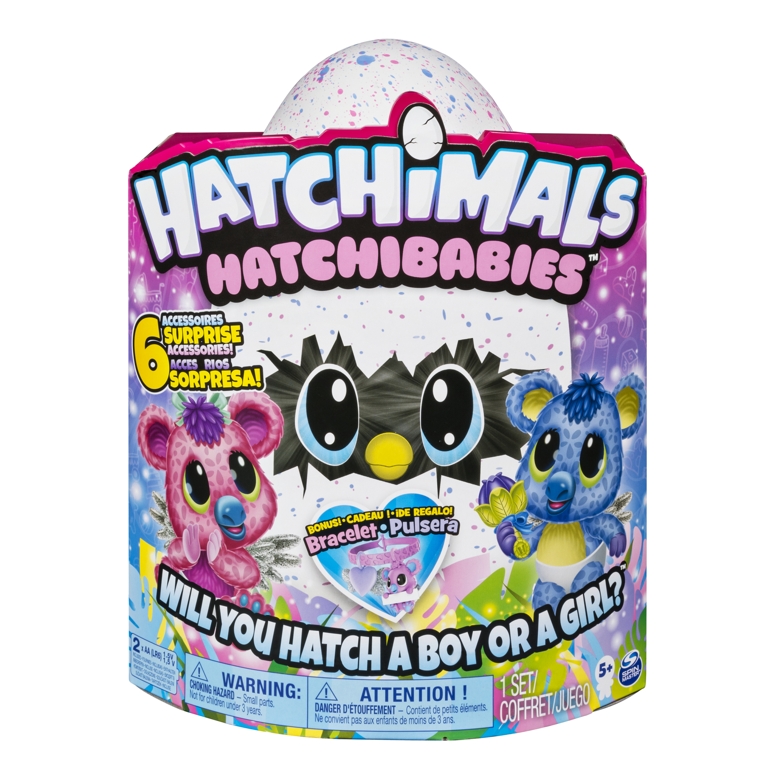 Hatchimals HatchiBabies Koalabee, Hatching Egg with Interactive Toy, Baby Koala Pet, Walmart Exclusive, for Ages 5 and Up - image 2 of 8