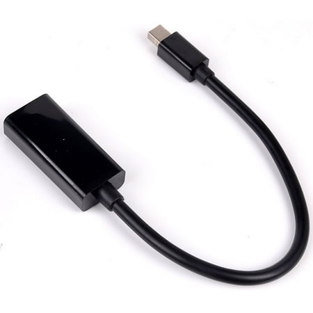 8 Port Cat5 Video Display - Thunderbolt Mini Display Port to HDMI Adapter Cable for Apple MacBook Air Black