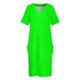 thumbnail image 4 of Vestido suelto con bolsillos verde fluorescente neón, vestido morado, vestido de verano, ropa de diario para mujer, 4 of 7