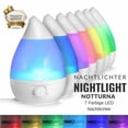 thumbnail image 2 of Waterdrop 2.4 Liter Ultrasonic Humidifier Cool Mist With Filter For Babies, Children, All Night Long, Quiet, Automatic Switch-Off, Long-Lasting, 7-Color Led Lights (Up To 35m²), 2 of 5