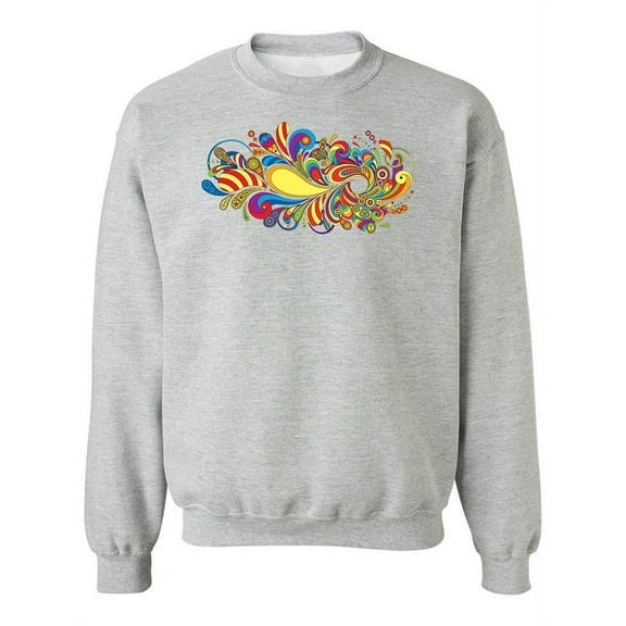 Psychedelic Banner Sweatshirt Women -Image by Shutterstock, Female 4X-Large