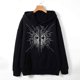 thumbnail image 1 of Puntoco, sudadera de calavera oscura de otoño/invierno para mujer, sudadera con capucha para hombre y mujer, sudadera gótica de pareja Harajuku, sudadera con cremallera de gran tamaño, liquidación Puntoco Puntoco-2235, 1 of 9