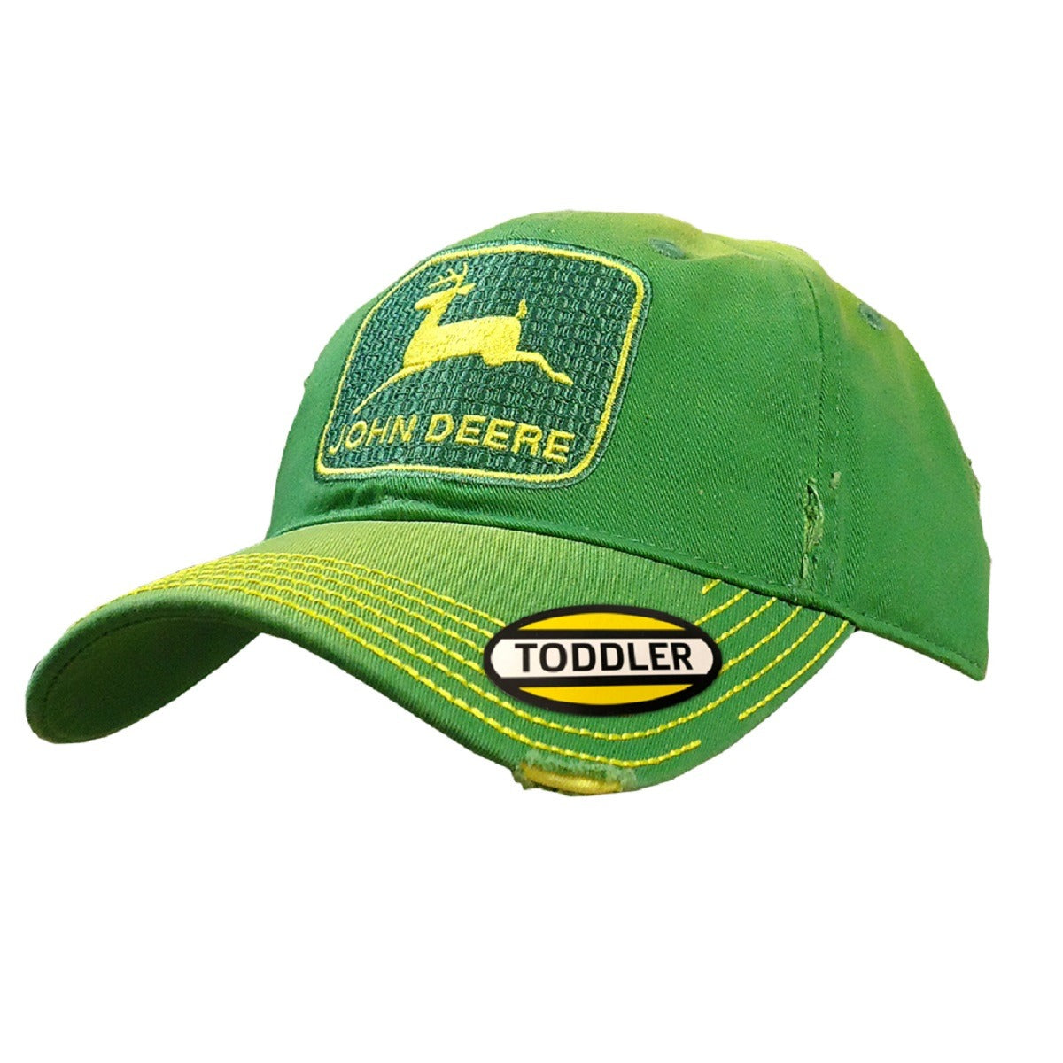 John Deere Toddler Kids Vintage Trademark Hat-Green