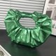 thumbnail image 5 of Bolsos Con Asa Superior Bolsos con asa superior para mujer Bolsos de embrague de fiesta de cuero PU brillante plisado (verde) Likrtyny Para Estrenar, 5 of 9