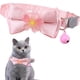 thumbnail image 4 of Seyotauo Adorable Cat Collar with Bow Cat Collar Breakaway Pink Cats Bows & Accessories Adjustable Cute Kitten Collars with Pearl Pendant for Girl Cats Pink, 4 of 6