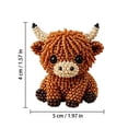 thumbnail image 3 of Beaded Animal Craft Kit Miniature Deer Figurine Diy Material Set for Adult Arts and Crafts Home Decor Gift, 3 of 7