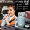 thumbnail image 5 of 30oz Handheld Travel Tumbler with Handle – Double Wall Stainless Steel Insulated Cup, Flip Straw Lid, Leak-Proof & BPA-Free for Hot and Cold Drinks – Durable Coffee & Juice Mug Pink, 5 of 7