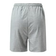 thumbnail image 4 of Pxiakgy pants for women Women's Summer Solid Color High Waist Slim Shorts Sports Pants Casual Shorts Grey + S, 4 of 8