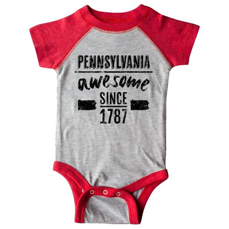 

Inktastic Pennsylvania Awesome Since 1787 Gift Baby Boy or Baby Girl Bodysuit