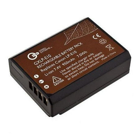 Green Extreme Lp E10 Lithium Ion Battery Pack 1020mah 7 4v Green Extreme Lp E10 Lithium Ion Battery Pack 1020mah 7 4v