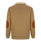 thumbnail image 4 of Sudadera sin capucha para hombre, informal, a la moda, con cuello alto, estampado, cremallera, jersey de manga larga, blusa de poliéster para hombre, 4 of 7