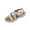 Beige, variant on Womens Open Toe Flat Sandals Criss Cross Elastic Straps Soft Sole Lightweight Breathable Casual Slip On Shoes