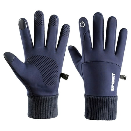 

Heiheiup Men s And Women s Non Slip Gloves Winter Plus Velvet Warm Riding Gloves With Buckle Baseball Mom Shoes