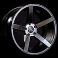thumbnail image 2 of For 17x9 inch (1 Single Wheel Only) JNC Wheels - 17" JNC026 Hyper Black Rim - 5x114.3 JNC Wheels-18515398534, 2 of 2