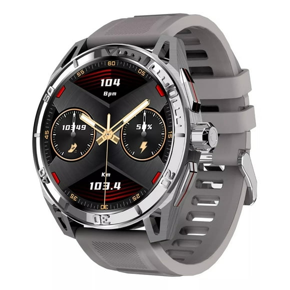 Reloj Smartwatch Sport Hd30 Full Touch Nfc 1.43´ Amoled Ips Gris Fralugio Sport
