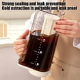 thumbnail image 5 of Cold Brew Coffee Maker Pitcher, 2.2L Cold Brew Pitcher with Removable Filter, Leak-Proof Iced Tea and Fruit Infuser Pitcher for Fridge Storage, 5 of 7
