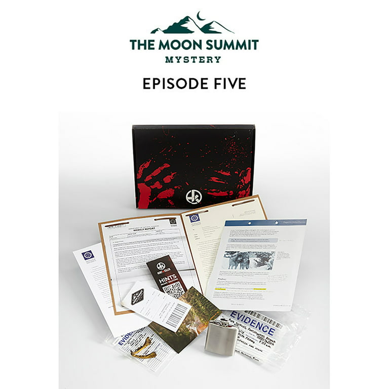 Hunt a Killer: The Moon Summit Murder Mystery Complete Box Set for Board  Game, 6 Episodes,1-6 Players, 14+
