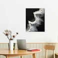 thumbnail image 2 of JEUXUS Black White Abstract Canvas Painting Black Texture Painting Black White Pictures Wall Decor Black White Abstract Art Black White Modern Art Abstract Black Painting Black White Print, 2 of 4
