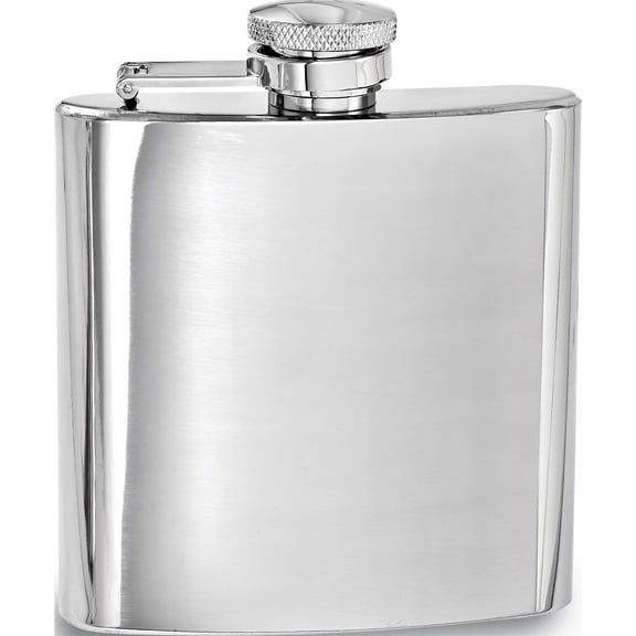 Fashion Polished Stainless Steel 4Oz Square Flask (3.75 X 2) Made In China gl8815