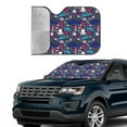 thumbnail image 2 of Yiaed Underwater Animals Print Car Windshield Sunshade Front Auto Car Front Window Sun Shade Foldable Sun Visor Shield Cover Auto Accessories for Sedan SUV Truck-Medium, 2 of 5