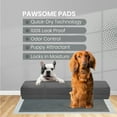 thumbnail image 4 of FPN Puppy Pads Charcoal  24"x36" Pack of 25 Super Absorbent 5-Layer Leak-Proof Disposable Pee Pads for Dogs, Cats & Rabbits Ideal for All Pets, 4 of 8
