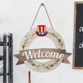 thumbnail image 2 of Interchangeable Welcome Sign Seasonal Door with Changeabled Icons Wreath Decors, 2 of 8