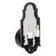 thumbnail image 2 of Espejo de pared ANGGREK con Luz LED Doble Cabeza para casa de Muñecas Marco Negro 1:12, 2 of 7