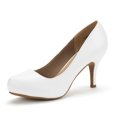 thumbnail image 1 of Dream Pairs Mujeres Nuevo Clásico Elegante Fiesta Zapatos de Boda Versátil Tacón Bajo Stiletto Vestido Plataforma Bombas Zapatos Tiffanny Dream Pairs TIFFANNY, 1 of 4