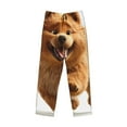 thumbnail image 2 of Fotbe Happy Fluffy Running Dog Men's Pajama Pants,Sleepwear Pants,Pj Bottoms Drawstring And Pockets-XX-Large, 2 of 7