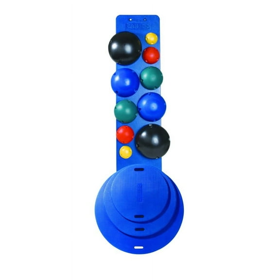 CanDo MVP Balance System, 10-Ball Set (2 each Yellow through Black), No Rack