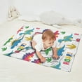 thumbnail image 2 of White Dinosaurs ROAR Pattern Blanket,Comfortable Soft Flannel Throw Blanket,All Season,Warm Lightweight Blankets for Sofa Bed Couch Living Room Chair,30"x40", 2 of 4