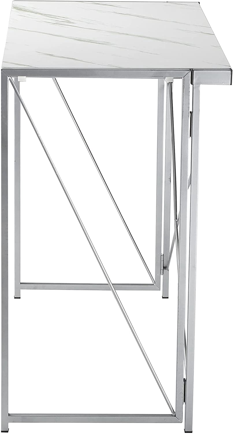 Urban Shop Collapsible Desk, Dark Grey