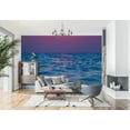 thumbnail image 6 of Ocean Non-pasted Wallpaper Wall Mural - Vibrant Sea in Gradients, 6 of 7