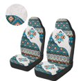 thumbnail image 3 of Uorisanigo Automotive Seat Cover, 2Pcs Car Accessories with Southwest Aztec High Back Auto Front Seat Covers Protect Accessories for Women Men, Easy to Install, 3 of 7