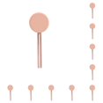 thumbnail image 3 of Wosthever Exprimidor de de Manual, tubo rodante para baño, dispensador de de dientes, crema para adultos, escurridor Oro rosa 10piezas, 3 of 6