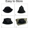 thumbnail image 4 of Bucket Hat for Women Men Cotton Summer Sun Beach Fishing Cap, 4 of 5