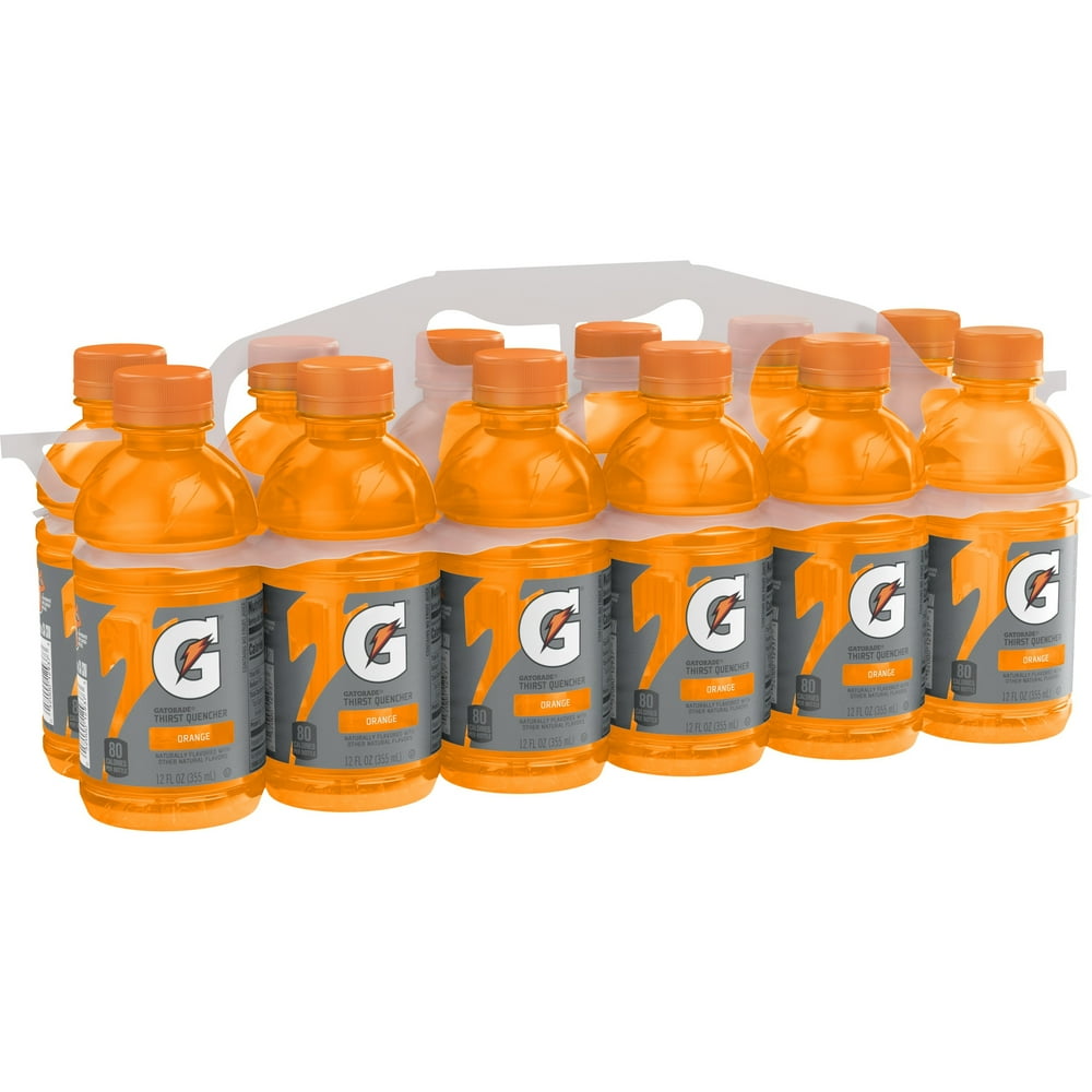 (12 Bottles) Gatorade Fierce Thirst Quencher Sports Drink, Orange, 12