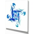 thumbnail image 2 of Rotation de Petite Fleur Bleue de l'Univers - Impression sur Toile Florale, 2 of 3