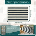 thumbnail image 2 of Christmas 3x5 Entry Rug - Small Washable Indoor Outdoor Mats for Front Door Non-Slip Porch Rug Holiday Tartan Plaid Throw Rugs for Living Room Bedroom Entryway Kitchen Office Porch Decor, 2 of 8