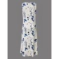 thumbnail image 5 of Women's Printed Sleeveless Summer Midi Dress with Pockets 95% Polyester 5% Spandex Lightweight Flowy Silhouette, 5 of 9
