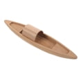 thumbnail image 3 of Wooden Boat Decoration Boat Model Natural Wooden Boat Craft Small Boat Model, 3 of 7