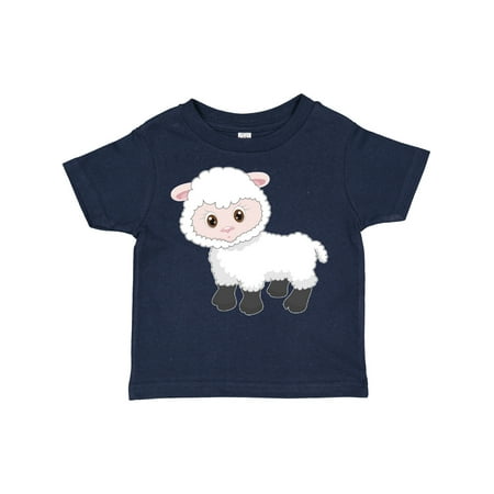

Inktastic Cute White Lamb Gift Toddler Boy or Toddler Girl T-Shirt