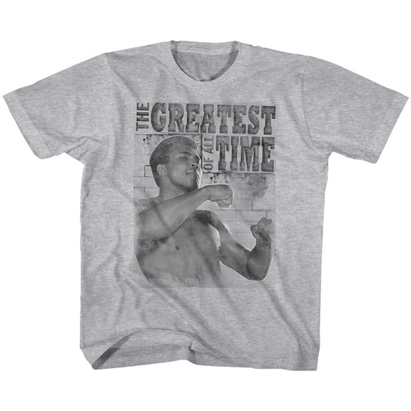 Muhammad Ali Training Stance Gray Heather Youth T-Shirt