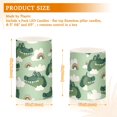 thumbnail image 3 of Crocodile Rainbow Cloud Pattern Flameless LED Candle Set with Remote, Battery Operated Color Changing Pillar Candles, Set of 2, 3 of 7