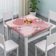 thumbnail image 3 of Vibrant Bohemian Pattern Square Table Cover with Elastic Edge for Outdoor Indoor Use, 3 of 6