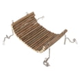 thumbnail image 3 of Wooden Swing, Cute Natural Hamster Wooden Swing Easy Installation Resting Platform With Hanging Chain For Parrots For Gerbils For Rats, 3 of 7