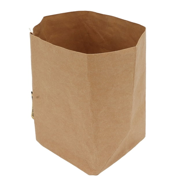 Washed Kraft Paper Bag, Multipurpose Tear Resistant Waterproof Wear Resistant Kraft Paper Food Storage Bags Practical For Fruits For Household Sundries S,M,L,XL